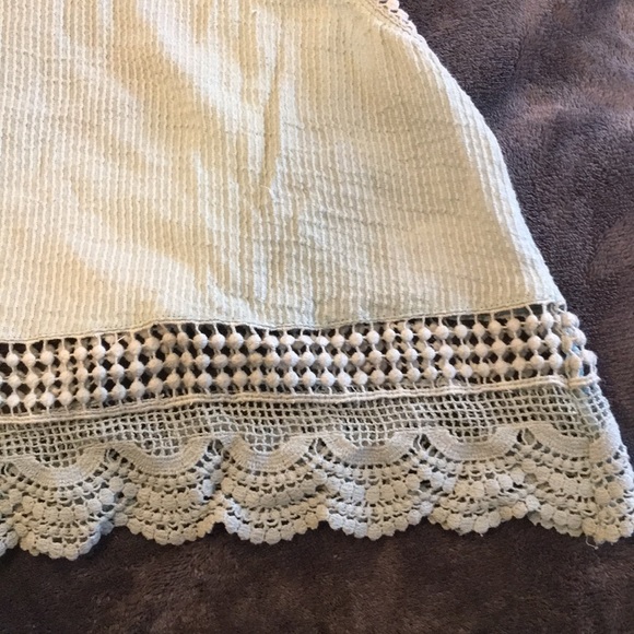 Ecoté Light Green Tank Top w/ Low Back - Picture 4 of 6